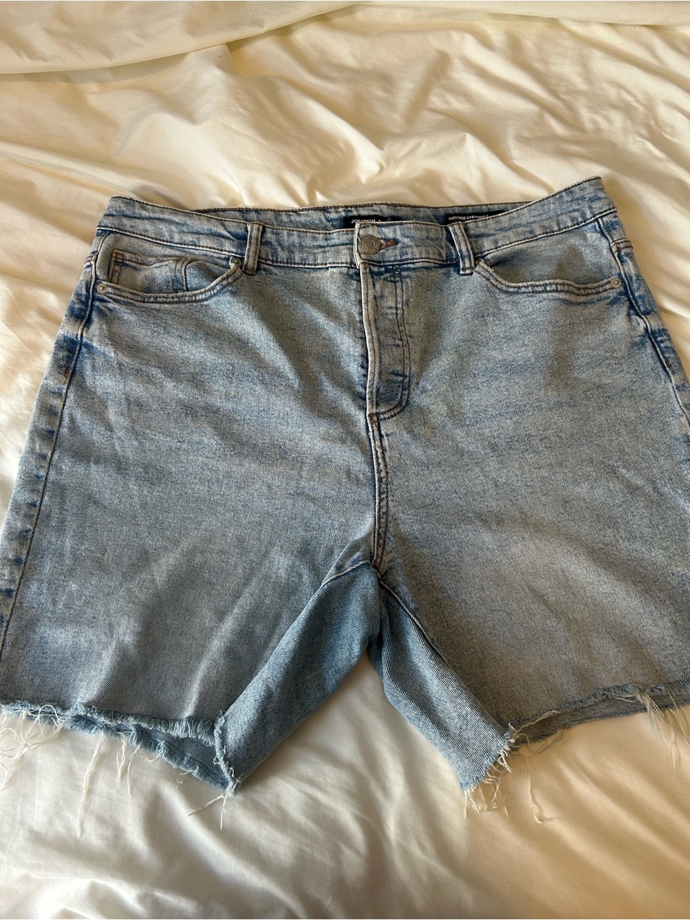 Joe FreshxJillian Harris Light Wash Denim Cutoff Shorts